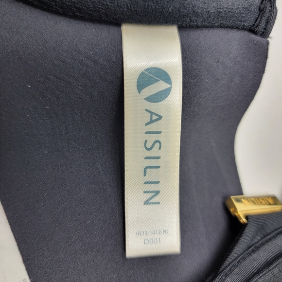 Aisilin 34D Racer Back Front Closure Underwire Black Womens Bra - Picture 9 of 9